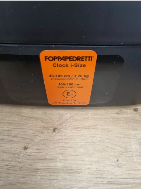 Foppapedretti Clock i-Size gyereksülés 360° OUTLET termék