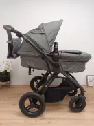 Kinderkraft MOOV2 AIR 3 az 1-ben babakocsi szett 26 kg-ig, világosszürke OUTLET termék