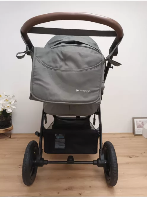 Kinderkraft MOOV2 AIR 3 az 1-ben babakocsi szett 26 kg-ig, világosszürke OUTLET termék