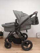Kinderkraft MOOV2 AIR 3 az 1-ben babakocsi szett 26 kg-ig, világosszürke OUTLET termék