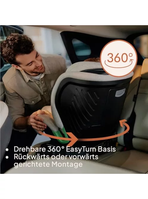 LIONELO HARMONY I-SIZE 360°-ban forgatható gyerekülés 40-150 cm OUTLET termék