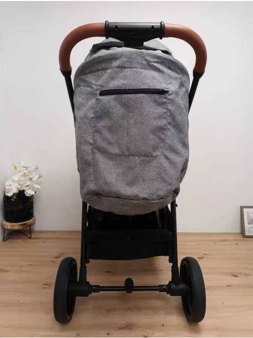 Kinderkraft GRANDE PLUS sport babakocsi, születéstől 22 kg-ig, egykezes összecsukás, szürke OUTLET termék