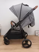 Kinderkraft GRANDE PLUS sport babakocsi, születéstől 22 kg-ig, egykezes összecsukás, szürke OUTLET termék