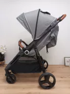 Kinderkraft GRANDE PLUS sport babakocsi, születéstől 22 kg-ig, egykezes összecsukás, szürke OUTLET termék
