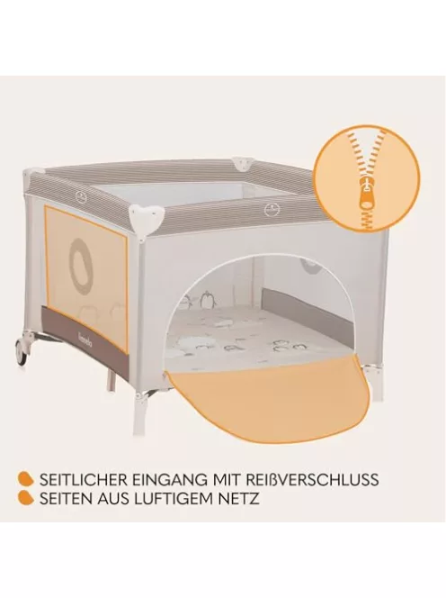 LIONELO BONNIE járóka 15 kg-ig, születéstől 36 hónapos korig, 100 x 96 cm OUTLET termék