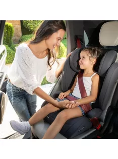   KikkaBoo i-AID gyerekülés 15-36 kg, ISOFIX nélkül, 3 éves kortól, (100-150 cm) fekete szìnű OUTLET termék