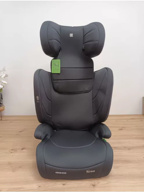 KikkaBoo i-AID gyerekülés 15-36 kg, ISOFIX nélkül, 3 éves kortól, (100-150 cm) fekete szìnű OUTLET termék
