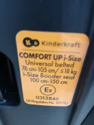 Kinderkraft COMFORT UP i-Size autósülés, 76-150 cm, zöld OUTLET termék