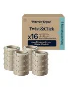 Tommee Tippee Twist & Click Advanced pelenkatárolóhoz, eredeti utántöltő kazetta, 16 darabos OUTLET termék
