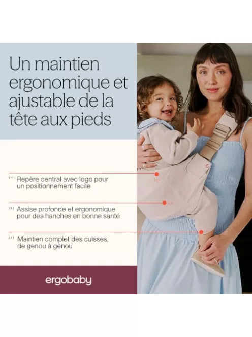 Ergobaby Upsie Sling csípőhordozó babáknak és kisgyermekeknek 6–48 hónapos korig OUTLET termék