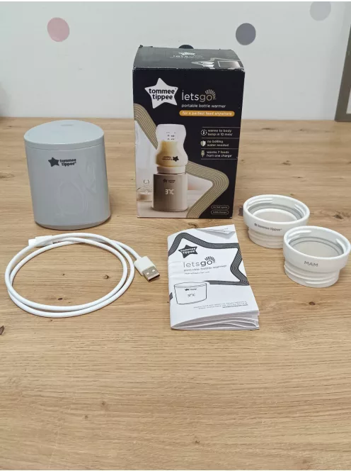 Tommee Tippee cumisüveg melegítő Lets Go- OUTLET termék