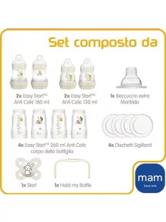   MAM Easy Start Anti-Colic szett | Cumisüveg-szett újszülötteknek OUTLET termék