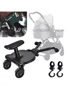 Babakocsi-fellépő Vihir Buggy Board üléssel, univerzális, max. 25 kg OUTLET termék