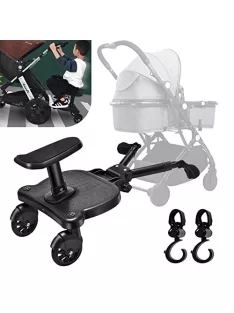   Babakocsi-fellépő Vihir Buggy Board üléssel, univerzális, max. 25 kg OUTLET termék