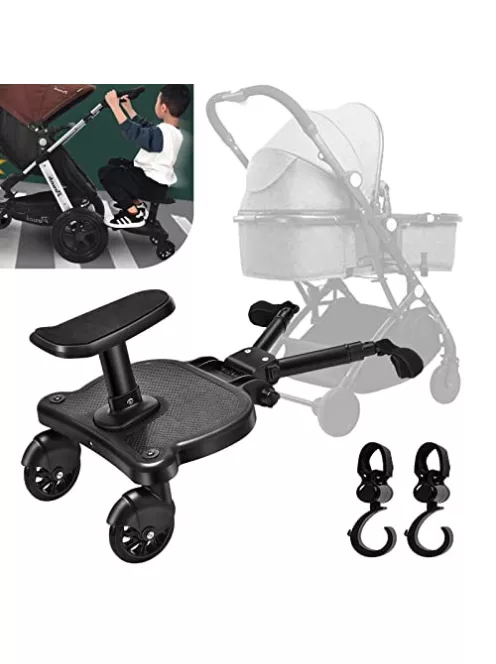 Babakocsi-fellépő Vihir Buggy Board üléssel, univerzális, max. 25 kg OUTLET termék