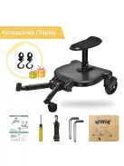 Babakocsi-fellépő Vihir Buggy Board üléssel, univerzális, max. 25 kg OUTLET termék