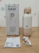 Kinderkraft GAJA mobil cumisüveg-melegítő, 2 az 1-ben termosz 500 ml, 5 hőfokozat, USB-C töltés, bézs OUTLET termék
