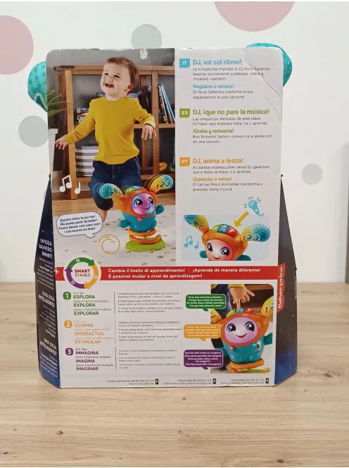 Fisher-Price  baba és óvodás játék, spanyol, angol, olasznyelvű OUTLET termék