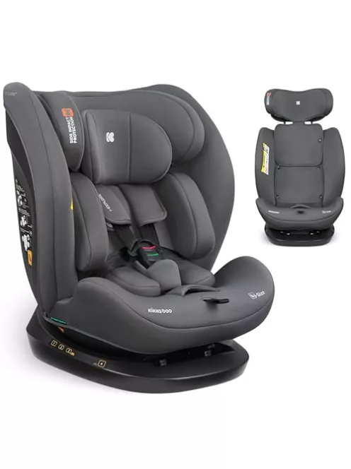 KikkaBoo i-Explore 2 i-Size 40-150cm gyerekülés, szürke OUTLET termék