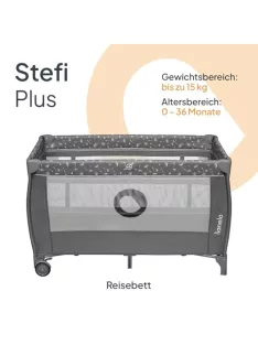   Lionelo Stefi Plus emeletes utazóágy 15 kg-ig OUTLET termék