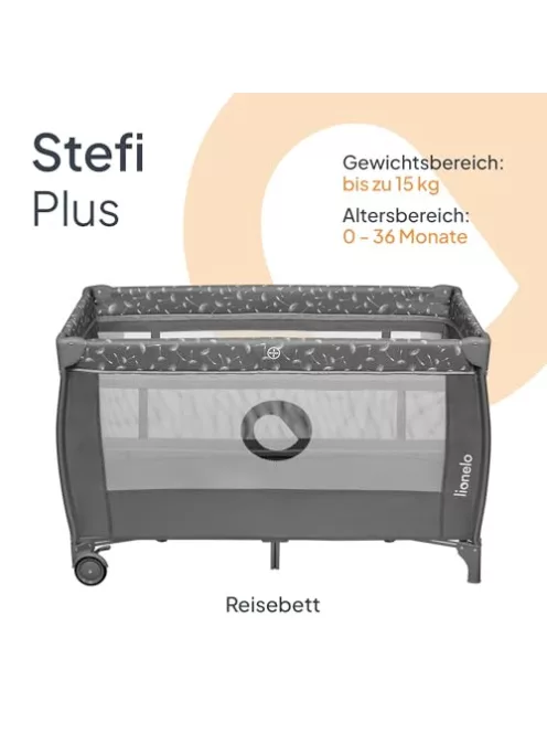 Lionelo Stefi Plus emeletes utazóágy 15 kg-ig OUTLET termék