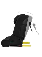 Kinderkraft Safety Fix 2 I-Size Isofix 76-150 cm gyerekülés fekete OUTLET termék