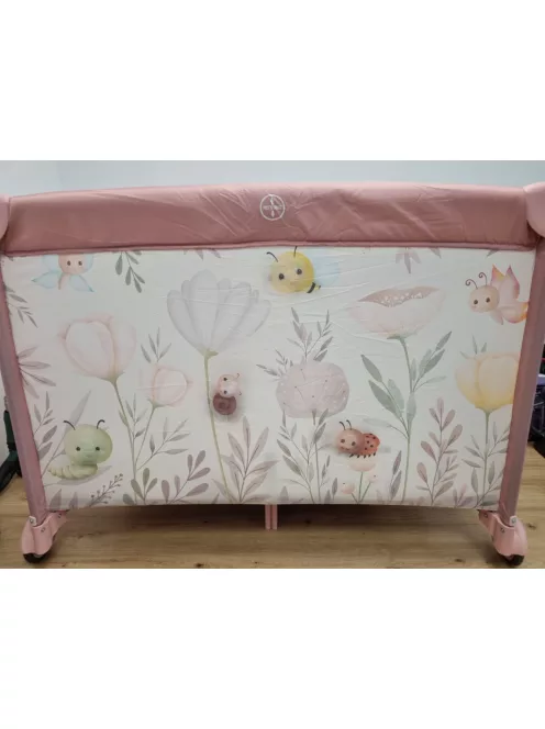 Lionelo Mille plus 100x100 cm hordozható kiságy, 4db kis plüssel OUTLET termék