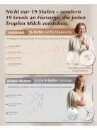 KISSBOBO K5 elektromos hordozható! mellszívó, 4 üzemmód, 19 fokozat, hands-free, erős 280 mmHg szívóerő, 
 (1 db / bézs) OUTLET termék