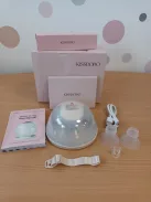 KISSBOBO K5 elektromos hordozható! mellszívó, 4 üzemmód, 19 fokozat, hands-free, erős 280 mmHg szívóerő, 
 (1 db / bézs) OUTLET termék