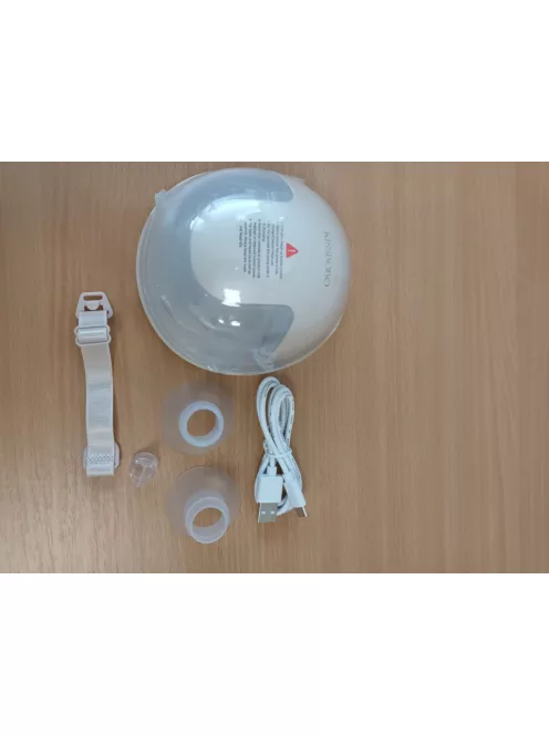 KISSBOBO K5 elektromos hordozható! mellszívó, 4 üzemmód, 19 fokozat, hands-free, erős 280 mmHg szívóerő, 
 (1 db / bézs) OUTLET termék