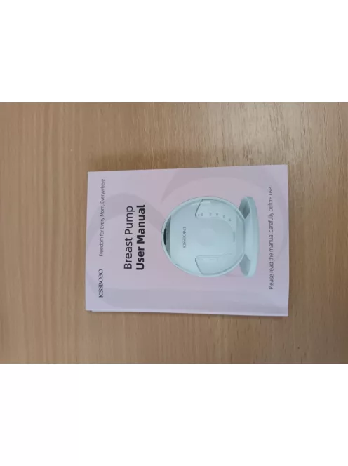 KISSBOBO K5 elektromos hordozható! mellszívó, 4 üzemmód, 19 fokozat, hands-free, erős 280 mmHg szívóerő, 
 (1 db / bézs) OUTLET termék