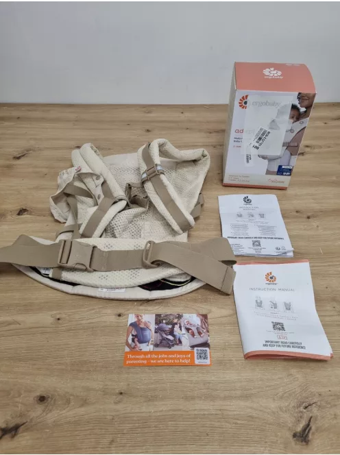 Ergobaby Adapt 3 pozíciós SoftFlex háló babahordozó, OUTLET termék