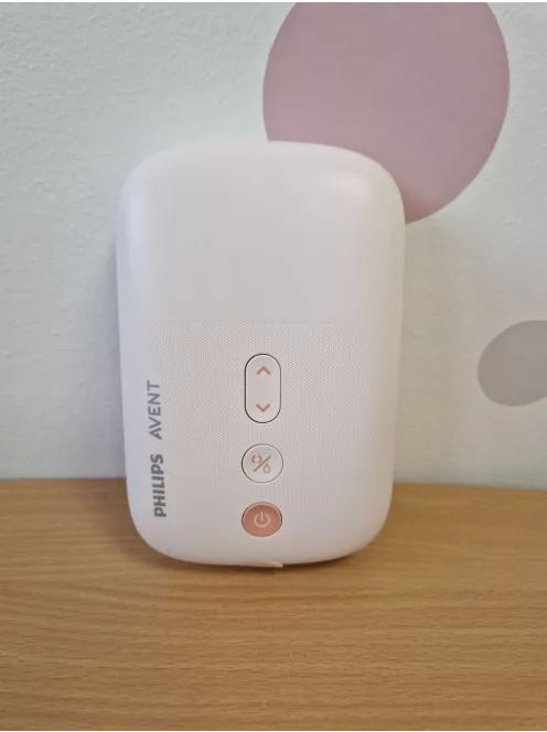 Philips AVENT elektromos egyes mellszívó, klinikai minőségű, a baba ritmusát követő szívás, 125 ml-es cumisüveg és melltartóbetétek, rózsaszín, 5 részes, SCF395/31 modell OUTLET termék