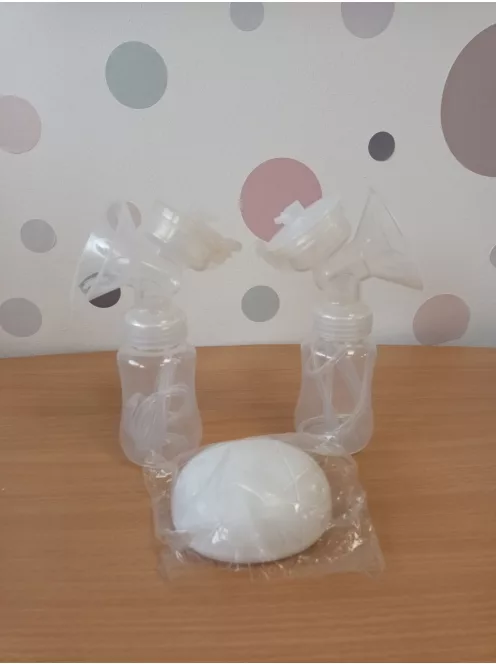 Kooba elektromos dupla mellszívó, intelligens, ultrakönnyű, szívómasszázs funkcióval, USB-s OUTLET termék