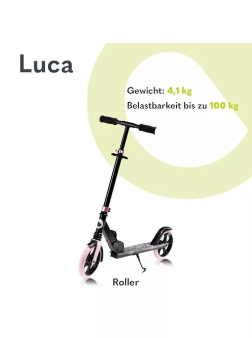 LIONELO Luca roller gyerekeknek és felnőtteknek, összecsukható, 100 kg-ig OUTLET termék