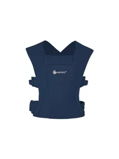   Ergobaby Embrace babahordozó újszülötteknek, 0–12 hónapos korig (3,2–11,3 kg), ergonomikus, 2 pozíciós babahordozó fej- és nyaktámasszal, csípőbarát M-tartással, Midnight Blue OUTLET termék