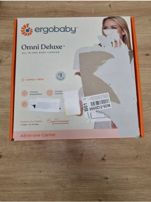 Ergobaby Omni Deluxe babahordozó újszülötteknek és kisgyermekeknek 0–48 hónapos korig OUTLET termék