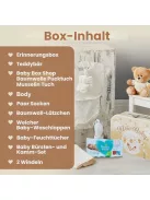 Babaváró ajándékkészlet dobozban – 12 darabos baba alapcsomag OUTLET termék