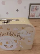 Babaváró ajándékkészlet dobozban – 12 darabos baba alapcsomag OUTLET termék