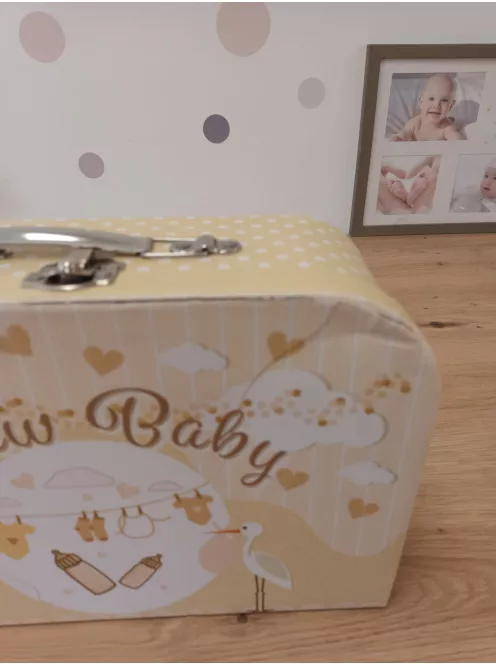 Babaváró ajándékkészlet dobozban – 12 darabos baba alapcsomag OUTLET termék