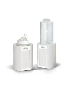   Chicco 2 az 1-ben bébiétel- és cumisüveg-melegítő, időzítő és kiolvasztó funkcióval, sterilizáló funkcióval, cumisüvegekhez és bébiételes üvegekhez is, multifunkciós, fehér OUTLET termék