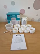 Chicco hordozható többfunkciós palackmelegítő sterilizátorral, önterilizáló, gyors tejmelegítés és sterilizálás, USB-C akkumulátor, 7 adapterrel. OUTLET termék