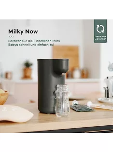   BabyMoov Milky Now tápszerkészítő 22–85 °C közötti hőmérséklet-beállítás, 6 órás melegen tartó funkció OUTLET termék