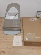 BabyBjörn Balance Soft baba pihenőszék, hálós anyag, szürke-bézs/fehér OUTLET termék