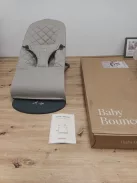 BabyBjörn Balance Soft babapihenőszék, hálós anyag, szürke-bézs/fehér OUTLET termék