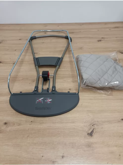 BabyBjörn Balance Soft babapihenőszék, hálós anyag, szürke-bézs/fehér OUTLET termék