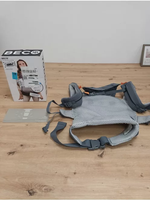 Beco Toddler Cool babahordozó 9-27 kg közötti, 24-48 hó ,hasi és háti hordozás, szürke OUTLET termék