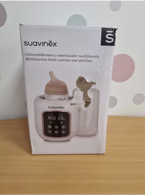 Suavinex 2 az 1-ben cumisüveg-melegítő és sterilizáló, 5 program OUTLET termék