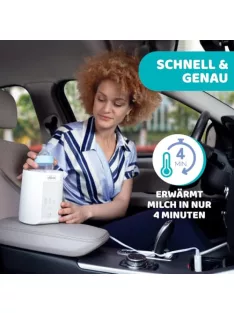   Chicco cumisüveg- és bébiétel-melegítő otthonra és útra, 3 programmal és automatikus kikapcsolással OUTLET termék