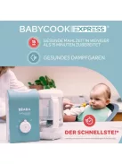 BEABA Babycook Express 4 az 1-ben bébiételkészítő, gyors főzés: kevesebb mint 15 perc, turmixolás, kíméletes és egészséges gőzpárolás, kiolvasztás, melegítés, 1250 ml űrtartalom, bársonyszürke OUTLET termék